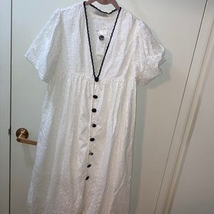 Urban Outfitter Dress Caftan Eyelet